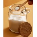 Ver imagem 2 de Conjunto 4 Pote Porta Temperos de Vidro Tampa de Rolha 240ml Colher de Bambu Lyor