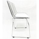 Ver imagem 4 de Kit 5 Cadeiras BERTOIA cromada assento branco - Poltronas do Sul