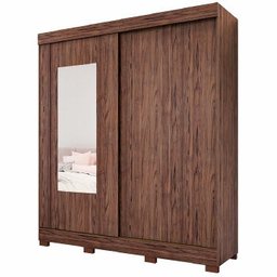 Roupeiro Panan Ilheus 100 Mdf 2pts 3 Gvs C/ Espelho - 40010091-0170 - PC / 4 - 1