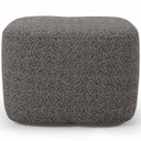 Ver imagem 4 de Poltrona de Amamentação com Balanço e Puff Orgânico Saori W01 Linho Mescla Chumbo - Lyam Decor