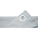 Ver imagem 2 de Cortina Cinza-claro 300x250 Ilhós Cromado Sala/Quarto | FABRITEX ENXOVAIS
