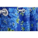 Ver imagem 2 de Cortina Florida Azul Sala/Quarto 300x230 | Fabritex