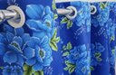 Ver imagem 2 de Cortina Florida Azul Sala/Quarto 300x230 | Fabritex