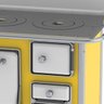 FOGAO A LENHA N 0 GAB CLASSIC AMARELO COM TAMPA - SD - 5