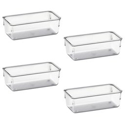 Organizador Modular Pote Transparente Kit 4 Peças Acrimet Ref. 971.0 - 1