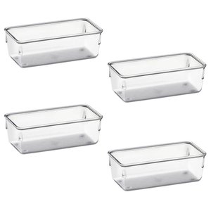 Organizador Modular Pote Transparente Kit 4 Peças Acrimet Ref. 971.0