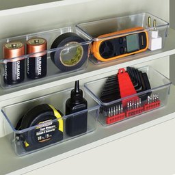 Organizador Modular Pote Transparente Kit 4 Peças Acrimet Ref. 971.0 - 3