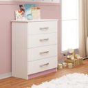 Ver imagem 1 de Cômoda 4 Gavetas Maxi Espresso Móveis