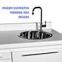 Ver imagem 5 de Bust Cuba Redonda Feita C/ Aço Inoxidável P/ Clínicas e Consultórios
