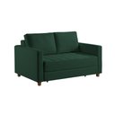 Ver imagem 2 de Sofá Cama Casal Marcelle 2 Lugares 150cm Linho Pé de Madeira - Talento Móveis
