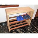 Ver imagem 3 de Banco Sapateira Prateleira Organizador Multiuso