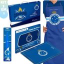 Ver imagem 1 de Campeão Kit Churrasco Cruzeiro Avental Faca e Tábua Brasfoot