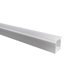 Perfil de Embutir para Fita Led Blumenau Line 36mm com 1 metro Branco Fosco - 1