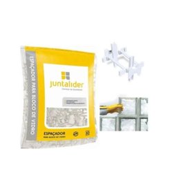 Espaçador para Bloco de Vidro Juntalider 60 Unidades - 1