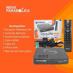 Receptor Tv Digital Century Nova Parabólica - 7