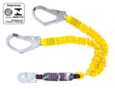 Ver imagem 1 de Talabarte Duplo Y com Elástico e Fita Tubular com Abs com Mosquetão Abertura 55mm