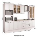 Ver imagem 6 de Cozinha Completa Milla Ideal 13 Portas 5 Gavetas MDF 320cm Branco
