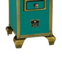 Ver imagem 2 de Fogao a Lenha N 00 Imperador Azul Turquesa com Tampa