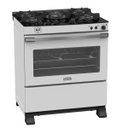 Ver imagem 5 de Fogao 5 Bocas Venax Gaudi Vetro Vitreo Branco Gas GLP 127 V