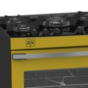 Ver imagem 2 de Fogao 5 Bocas Venax Gaudi Vetro Vitreo Amarelo Gas GLP 220 V