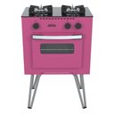 Ver imagem 1 de FOGAO 2 BOCAS VENAX MINI COOK PINK GAS GLP