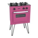Ver imagem 2 de FOGAO 2 BOCAS VENAX MINI COOK PINK GAS GLP