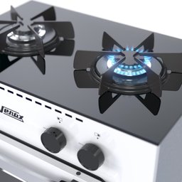 FOGAO 2 BOCAS VENAX MINI COOK BRANCO GAS GLP - 3