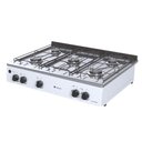 Ver imagem 1 de FOGAO DE MESA 5 BOCAS GRAND PETIT VETRO BRANCO GAS GLP
