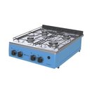 Ver imagem 1 de FOGAO DE MESA 4 BOCAS GRAND PETIT VETRO AZUL GAS GLP
