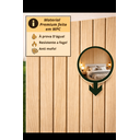 Ver imagem 4 de Painel Ripado Wpc Carvalho 290x25cm 10mm - Revestimento Decorativo Parede Sala Quarto