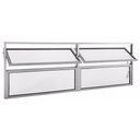 Ver imagem 4 de Vitro Basculante em Aluminio branco com 02 seções:60X1,20/60X1,20