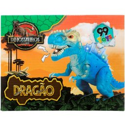 Brinquedo Tiranossauro Rex Dino com Luz Led Sons Movimentos - 2