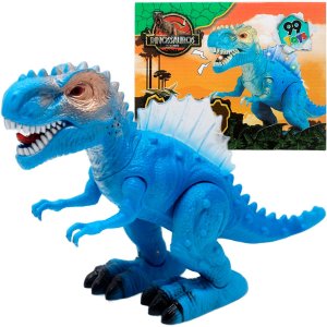 Brinquedo Tiranossauro Rex Dino com Luz Led Sons Movimentos