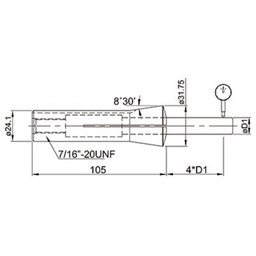 Pinça R8 19 Mm - Jg Tools - 3