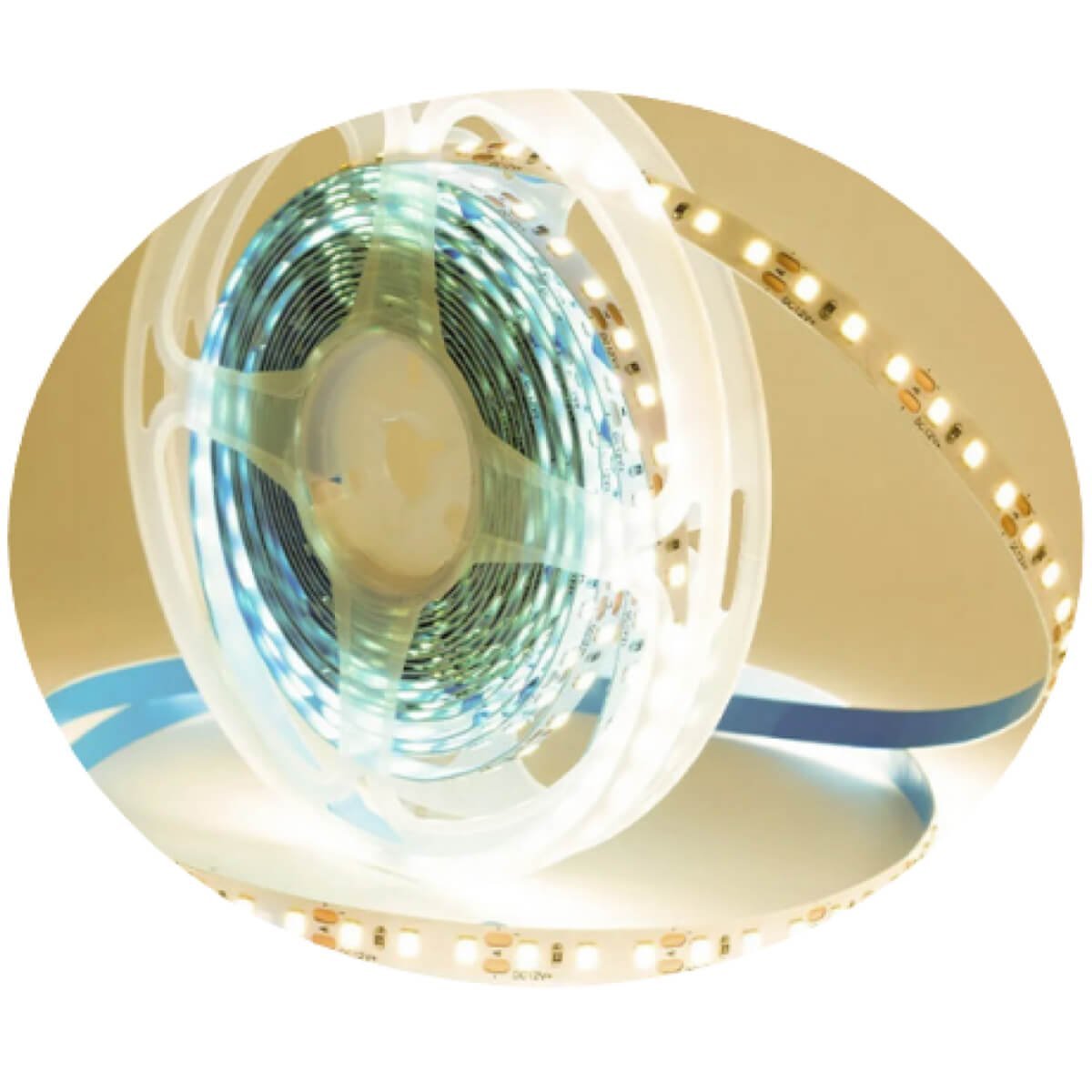 Rolo de Fita Led Neutra Auto Adesiva para Móveis Armário 5m 12V 4000K ...