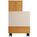 Ver mais imagens de Rack para Sala de Estar TV 60 pol com Rodízios 160cm Mercy B01 Cinamomo Off White - Lyam Decor