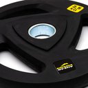 Ver imagem 4 de Anilha Vulcanizada Olímpica 2,5kg Ahead Sports Preto