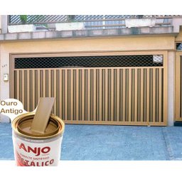 Tinta Ouro Antigo Esmalte Sintético Metalico Plus 3,6l Anjo - 3