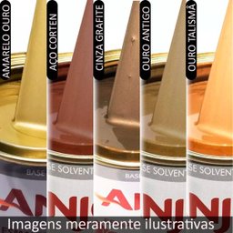 Tinta Ouro Antigo Esmalte Sintético Metalico Plus 3,6l Anjo - 4