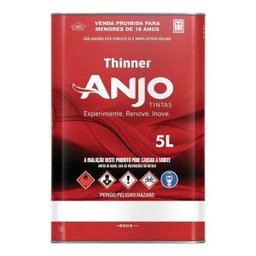 Thinner 5l Anjo Diluente Multiuso Geral Comum - 2