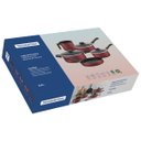 Ver imagem 2 de Jogo de Panelas Tramontina Caribe 5 Peças Vermelho Antiaderente Starflon Max
