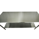 Ver imagem 3 de Mesa Aço Inox Industrial 160x70x90 cm Plano Liso Nortinox