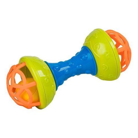 Chocalho Halter Mordedor Brinquedo Colorido Bebê Pimpolho