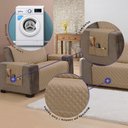 Ver imagem 4 de Kit Protetor de Sofá Capa Classic 2 e 3 Lugares Padrão Face Única