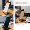 Suporte de Celular para Mesa de Trabalho em Mdf Madeirado - 2