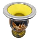 Ver imagem 4 de Kit Chimarrão Cuia Estampada Bocal Inox + Bomba Inox Pedra 24cm
