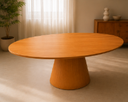 Ver imagem 2 de Mesa de Jantar Oval 100x60cm - Freijó