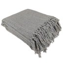 Ver imagem 3 de Manta Para Sofá Gigante Decorativa Protetora 2,30 x 1,40:Cinza Neblina