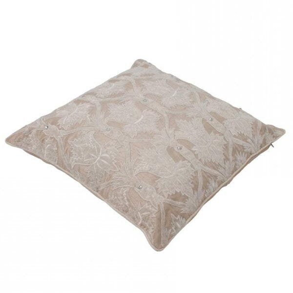 Capa para Almofada de Seda Poly Dupion com Aplique 40x40cm Vênus Victrix - 1