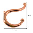 Ver imagem 4 de Kit 6 Ganchos Duplos de Parede Cabide Vertical Para Roupas - Wp Connect Gancho Duplo Vertical Rosé G